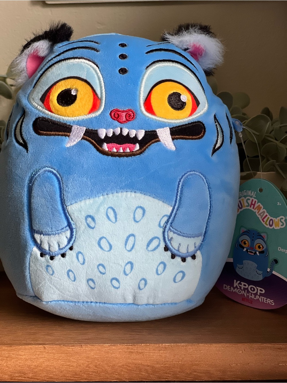 K-Pop Demon Hunters Blue Squishmallows Derpy